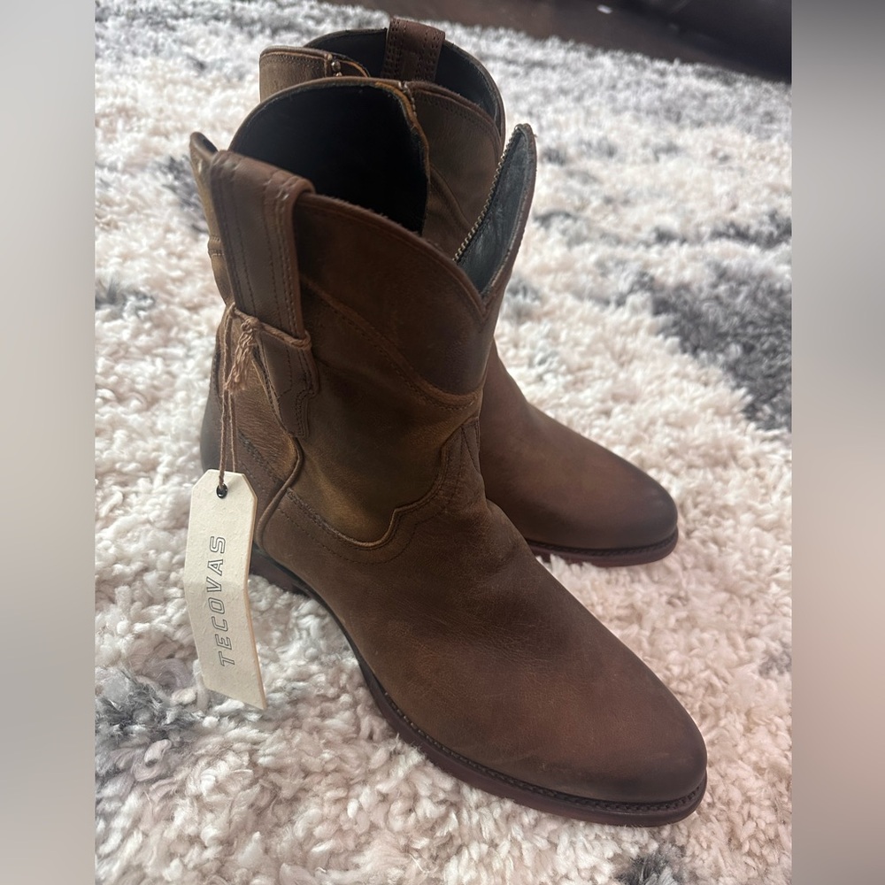 Tecovas Dark Brown Western Boots